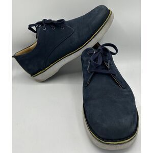 Samuel Hubbard Free Men's Navy Nubuck Leather Casual Oxfords Size 11 W M1100-016